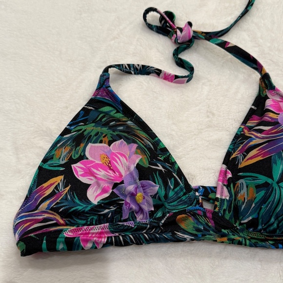 New! Victoria's Secret Black Palm Bikini Set 45563 - Picture 9 of 16